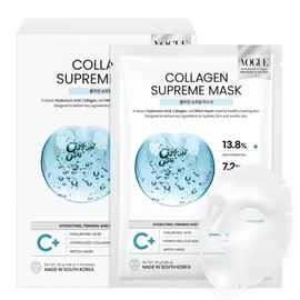 OOTD Mascarillas Hidratantes De Colágeno Para Rostro Mascarilla Coreana Anti Envejecimiento Hoja Para Piel Seca Y Piel Sensible, Eve Vegana, No