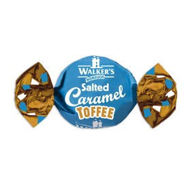 Walkers' Nonsuch Salted Caramel Toffees | 5.29 Oz (Pack of 12) | with Butter & Whole Milk | Imported from the UK | Traditional British Candy | Individually Twist Wrapped Toffee