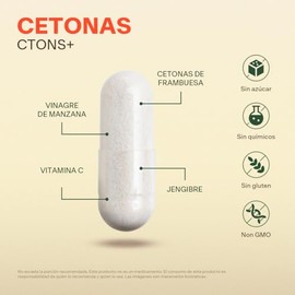 Cetonas de Frambuesa con Vitamina C y Jengibre VITAL BOTANIC