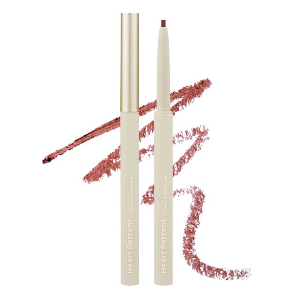 Heart Percent Dot On Mood Contour Eye Liner Slim Waterproof