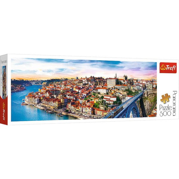 Trefl Red 500 Piece Panorama Puzzle - Porto, Portugal/Fotolia