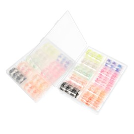 Mikinona Flame Nail Sticker Kit 20 Rolls Holographic Nail Art Stickers for Manicure Easy Apply Decals