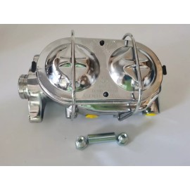 Rodspeedracing 7" Street Rod Power Brake Booster w/ Bail Top Master Cylinder CHROME