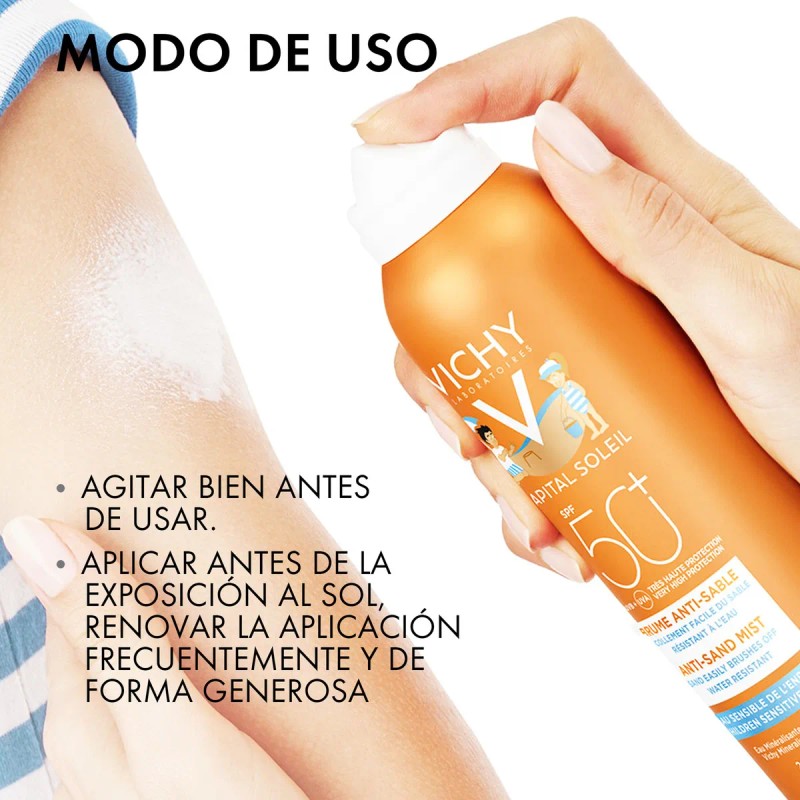 Protector Solar Vichy Capital Soleil Fps50+ Niños, De 200ml