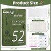 52 Week Money Saving Challenge Binder with Cash Envelopes -