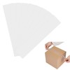 PAJIXANTHIC 100 Pack Precut Return Tape Strips 2"x12" Precut Clear