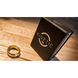 Murphy's Magic Supplies, Inc. Kinetic PK Ring (Gold) Curved size 8 by Jim Trainer - Trick