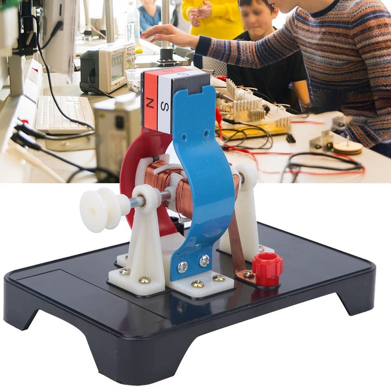 Electric Motor Kit, Miniature DIY Model Generator Motor Easy Assembly