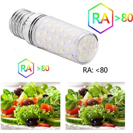 KONPWAY 8W LED Corn Light Bulb - Equivalent 60W Incandescent, 800LM, E26 Base Warm White 3000K Non-Dimmable, 4-Pack