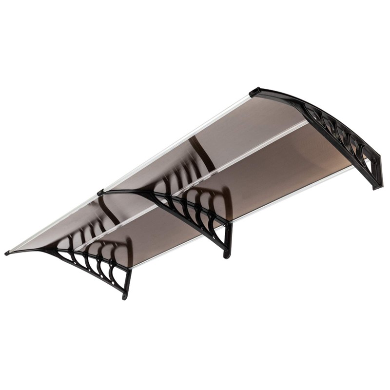 Window Awning Door Canopy,35" x 77" Polycarbonate Cover Front Door
