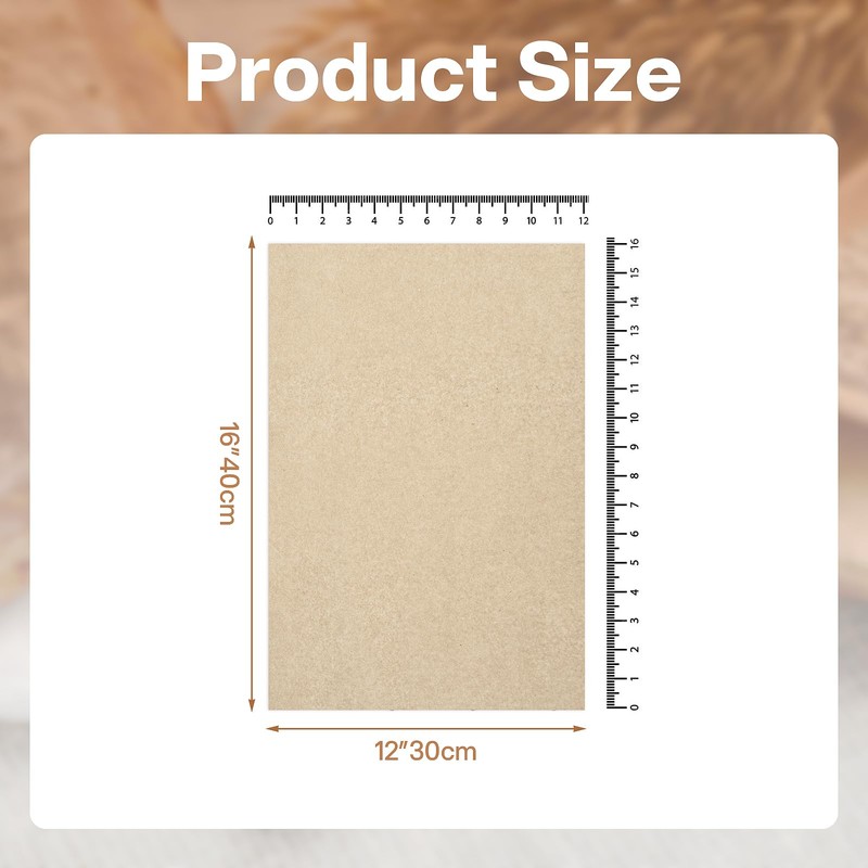 CLEANGOR 240Pcs 12 x 16 Inch Unbleached Parchment Paper Sheets