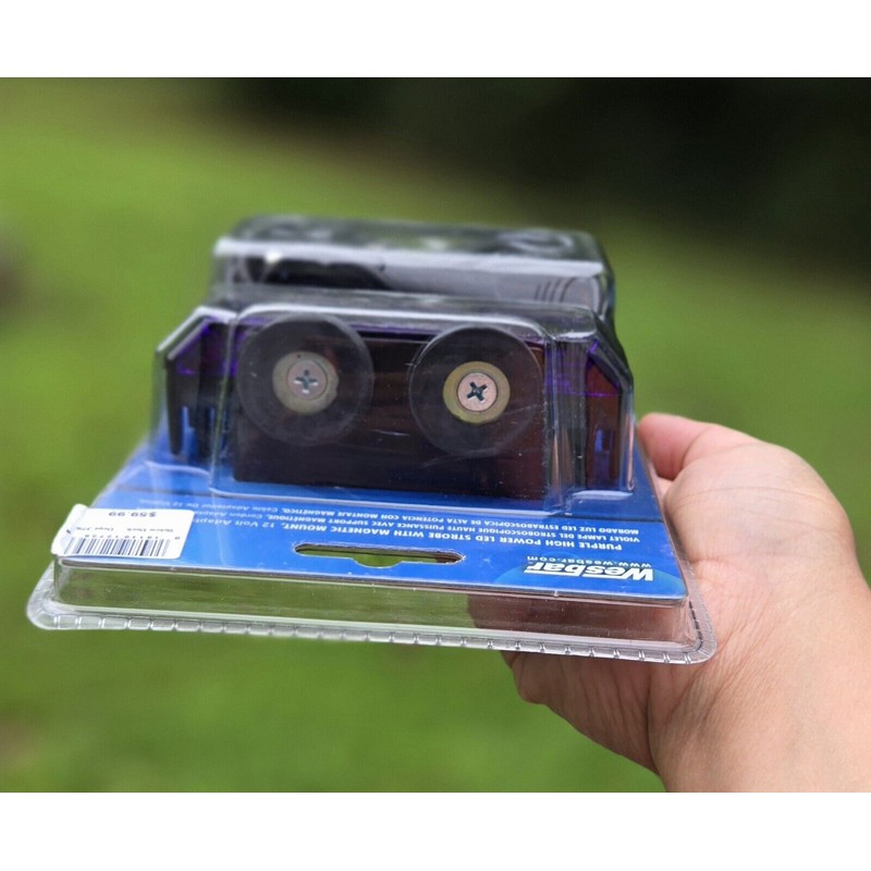 Wesbar Purple High Power LED Strobe Light with Magnetic Mount