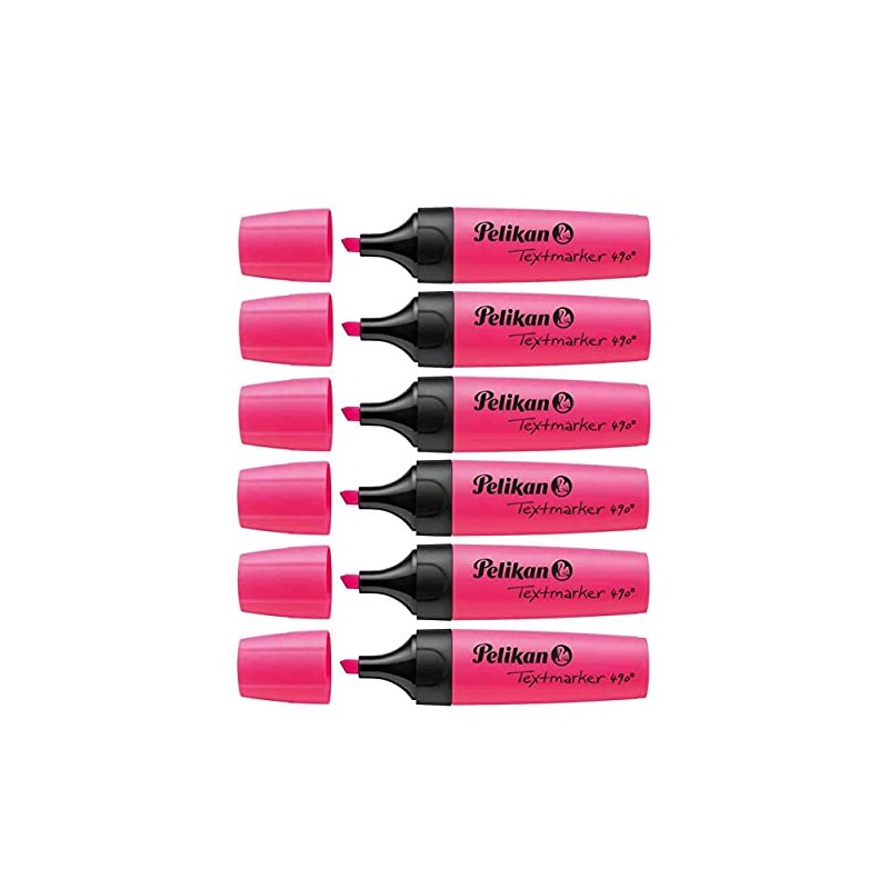 PELIKAN Highlighter 490 Highlighters Pack of 6 1-5 mm Chisel