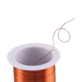 Enamelled Copper Wire, 0.3mm x 40m Enameled Copper Wire, Enameled Copper Coil Magnetic Winding Wire for Motor Transformer Speaker Solenoid
