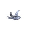 Handcrafted Nautical Decor Rustic Silver Cast Iron Flying Bird Decorative