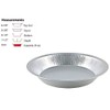 Handi-Foil 9" Smooth-Wall Aluminum Foil Extra-Deep Pie Pan Plate Tin