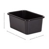 Teacher Created Resources Black Small Plastic Storage Bin 6-Pack (TCR2088569)