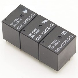 FIDEMM 5PCS Power relays SRA-05VDC-CL SRA-12VDC-CL SRA-24VDC-CL 5V 12V 24V 20A 5PIN