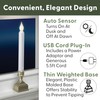 612 Vermont LED Electric Window Candles with Bright Hot Spot,