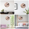 BORDEAG Wooden Wall Clock 30 cm Wall Clock Without Ticking