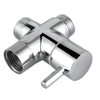 Rusee 3-way diverter valve G1/2, solid brass shower adapter flow