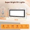 HOTOIQ RV Ceiling Dome Light, 1800LM Dimmable LED with 8