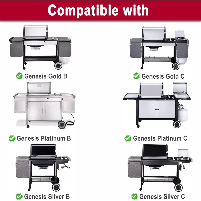 For Weber, for Weber Spirit 300 Series 7638 Grill Grates