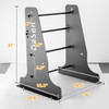Dasen Wall Mount Storage Rack for Tour Pack Backrest Sissy