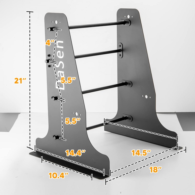 Dasen Wall Mount Storage Rack for Tour Pack Backrest Sissy