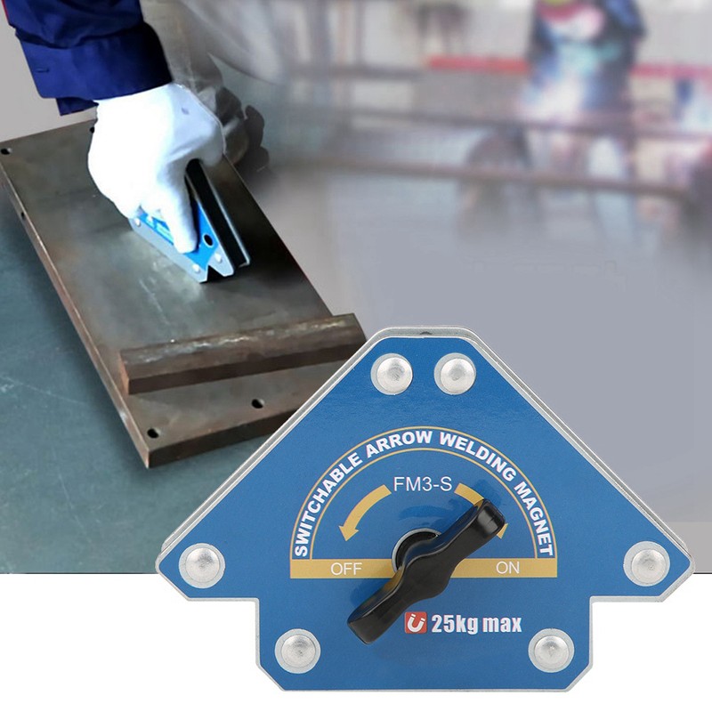 Magnetic Welding Locator Switchable Arrow Auxiliary Weld Fixture Suction 15‑25kg