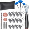 Zonon 29 Pcs Tire Repair Patch Tool Kit Including 24pcs
