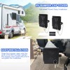 Zenquark 2 Pack Aluminum RV Bumper Cap Cover, Fits Standard