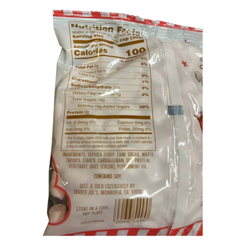 Trader Joe’s 2 Bags ~Trader Joe's Peppermint Mini Marshmallows 6