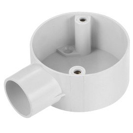 MECCANIXITY PVC Conduit Box Junction Box (NO Cover) 1 Way 25mm M4 x 0.7 Without Cover for Electronic Projects