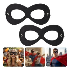 2pzs Antifaz Máscara Para superhéroes Fiesta Halloween.antifaz negro Halloween Para niño,Adulto,pareja.accesorios Fiesta Cosplay Para Hombre Mujer.par