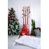 NEWLIGHTURE Christmas Card Holder Wall Display Merry Christmas Wooden Hanging