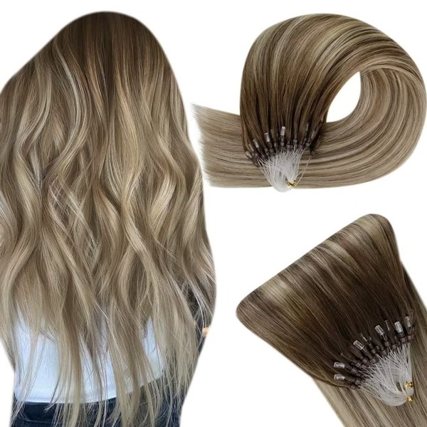 Easyouth Remy Micro Loop Extensions Real Hair Micro Loop Extensions