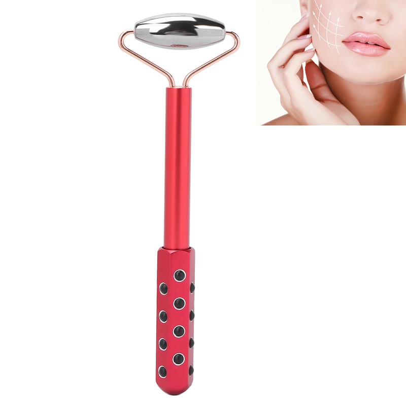 Germanium Granule Face Beauty Roller Massager Terahertz Stone Massage Tool