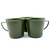 Children's Plastic Cup 180 ml Set of 3 Olive Green