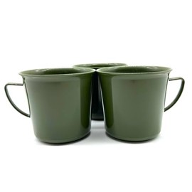 Children's Plastic Cup 180 ml Set of 3 Olive Green