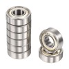 sourcing map 8pcs R6ZZ Deep Groove Ball Bearings 3/8" ID