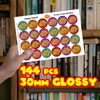 144 Colourful Happy Diwali 30mm Glossy Stickers