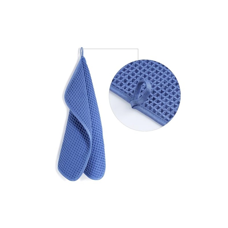 Polyte Toalla Rostro Microfibra Pelusas 430 Gsm Paquete Tela Gofrada