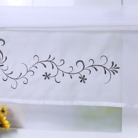 Joyswahl Vanessa Roman Blind, Voile, Roman Curtains with Drawstring