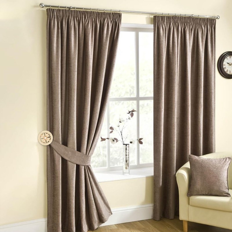 Glod Curtain Tiebacks Hooks - Crystal Wall Mounted Decorative Modern