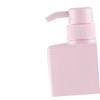 Ipetboom 2sets Pink Square Emulsion Bottles with Pump Refillable Liquid