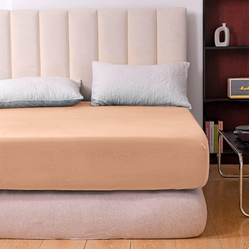 Hafaa Fitted Sheet Extra Deep Pocket Double Bed Sheets Fitted