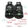GuDoQi Double Beam Security Active IR Detector 100m Photoelectric Home