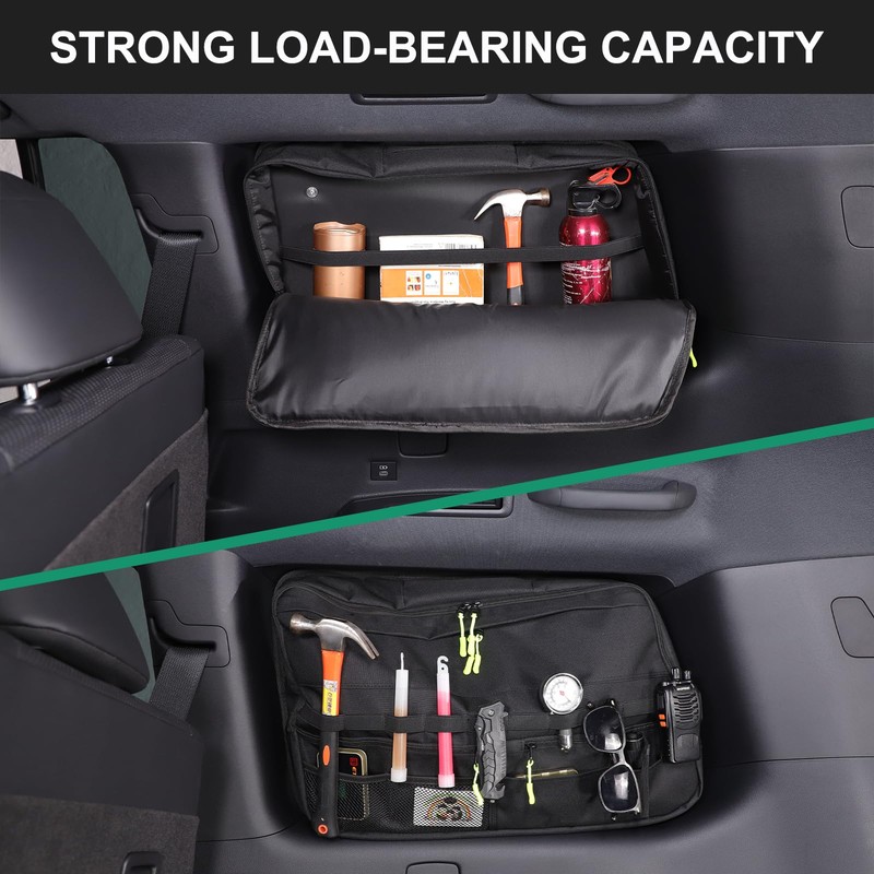 Heutamo Rear Side Window Storage Bag Compatible with Toyota Land