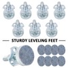 Artilife Heavy Furniture Leveling Tee Nut Kit,Adjustable Furniture Levelers Leveling